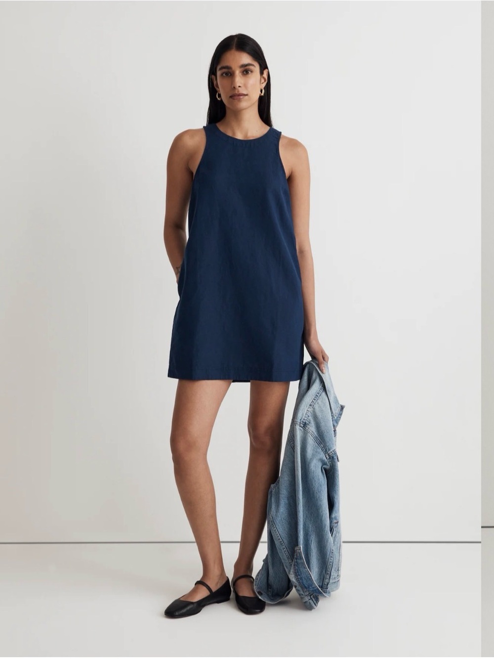 Madewell Cutaway Tank Minidress